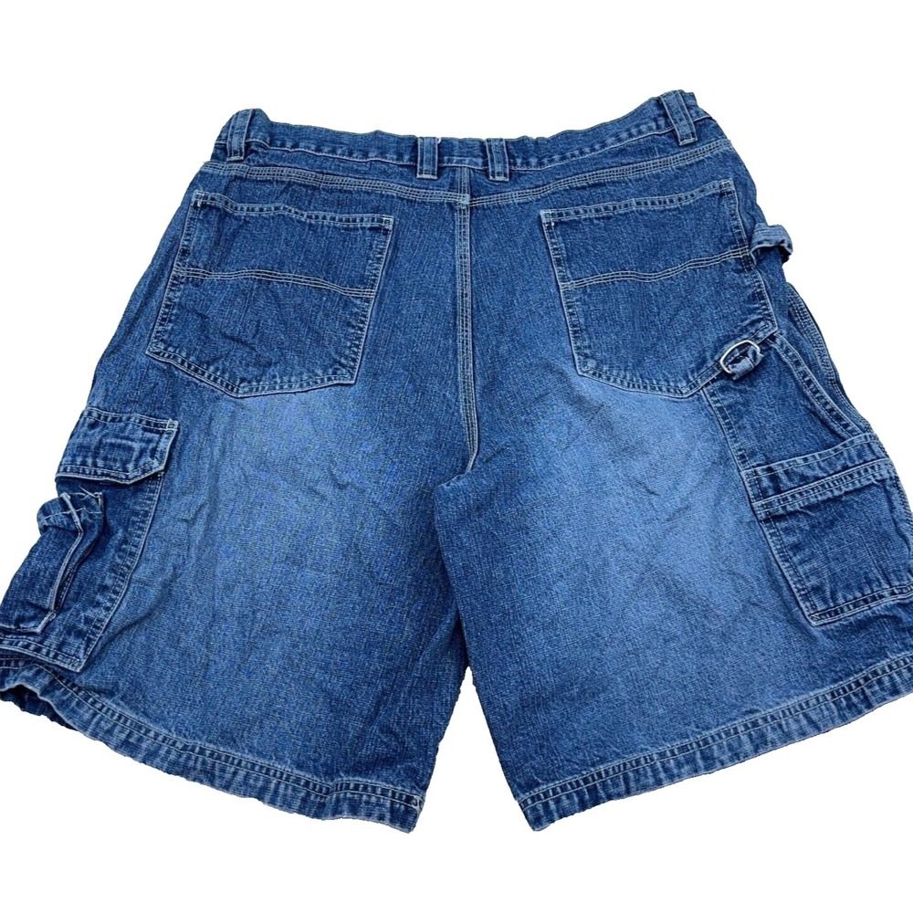 Vintage Faded Glory Shorts Men 40 Carpenter Cargo Jorts Baggy Y2K Skater Work